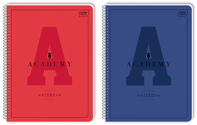 rheita-academy-a4-collegeblock-kariert-80-blatt-softtouch-rot-blau image 1