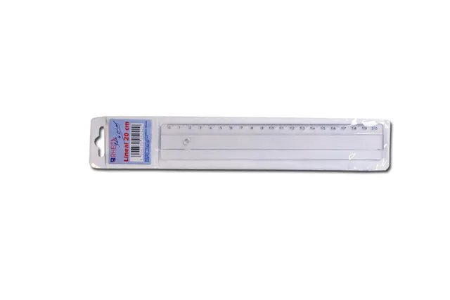 rheita-kunststofflineal-transparent-20-cm image 1