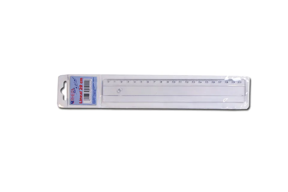 rheita-kunststofflineal-transparent-20-cm image 1