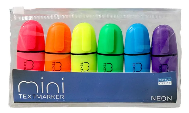 rheita-gataric-6-mini-textmarker-pastel-keilspitze-1-4-mm image 1