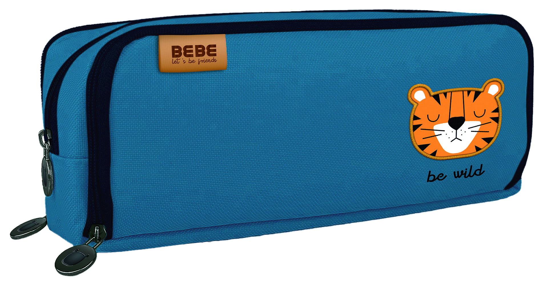interdruk-stifteetui-bebe-friends-3-f-cher-motiv-tiger-blau image 1