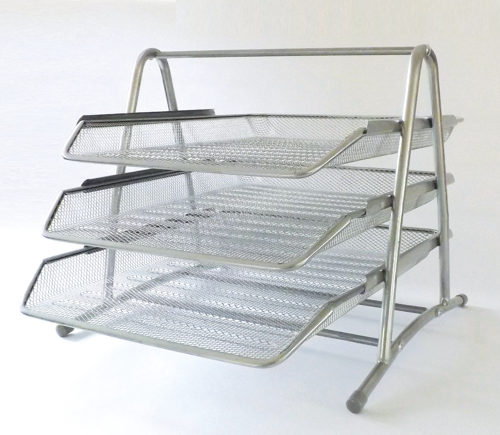 rheita-dokumenten-ablage-mesh-metall-silber-mit-3-sch-ben image 2