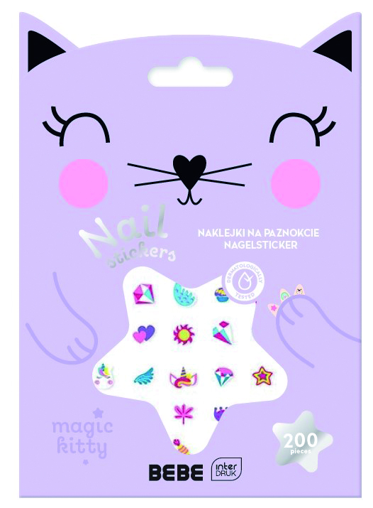 interdruk-bebe-friends-magic-kitty-nagelsticker-200-st-ck-kids image 1