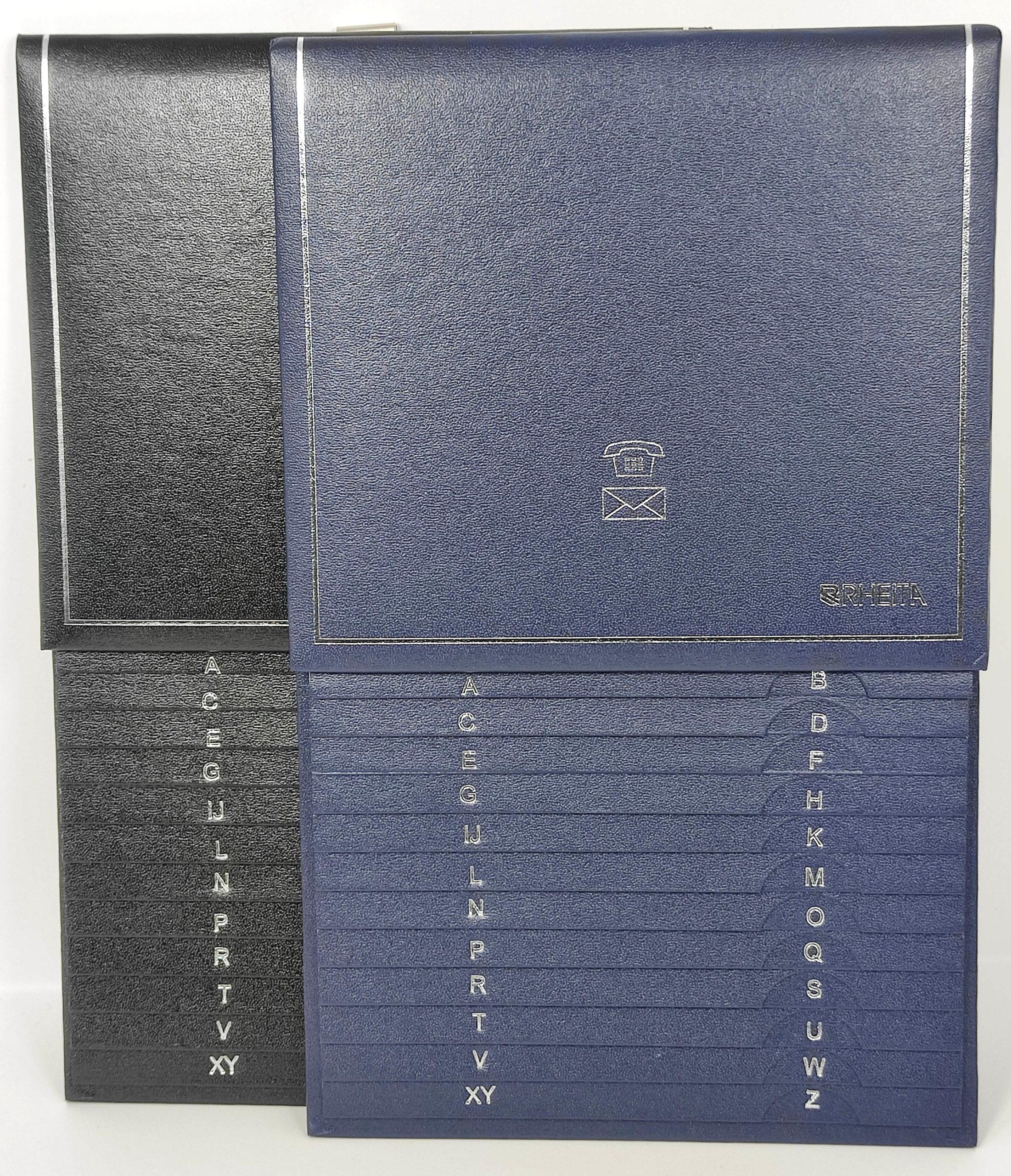 rheita-telefonschuppenregister-uni-135-x-220-mm-dunkelblau-schwarz image 1