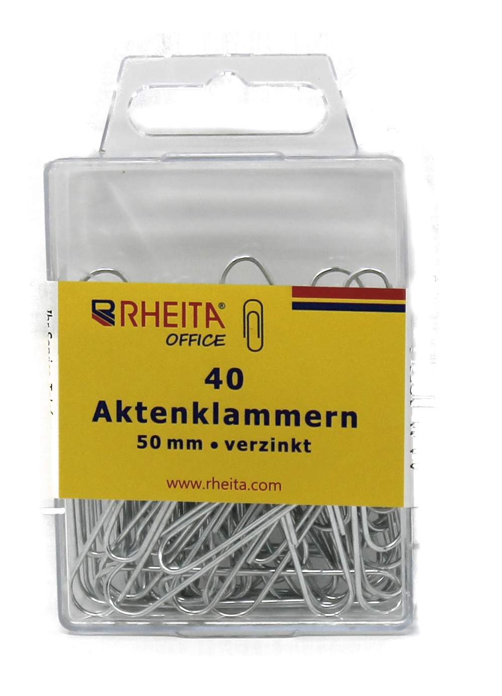 rheita-aktenklammern-50-mm-vernickelt-40-st-ck-klarsichtbox image 1