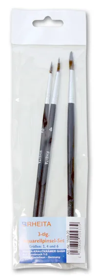 rheita-aquarellpinsel-set-3-teilig-gr-2-4-6-naturhaar-schwarz image 1