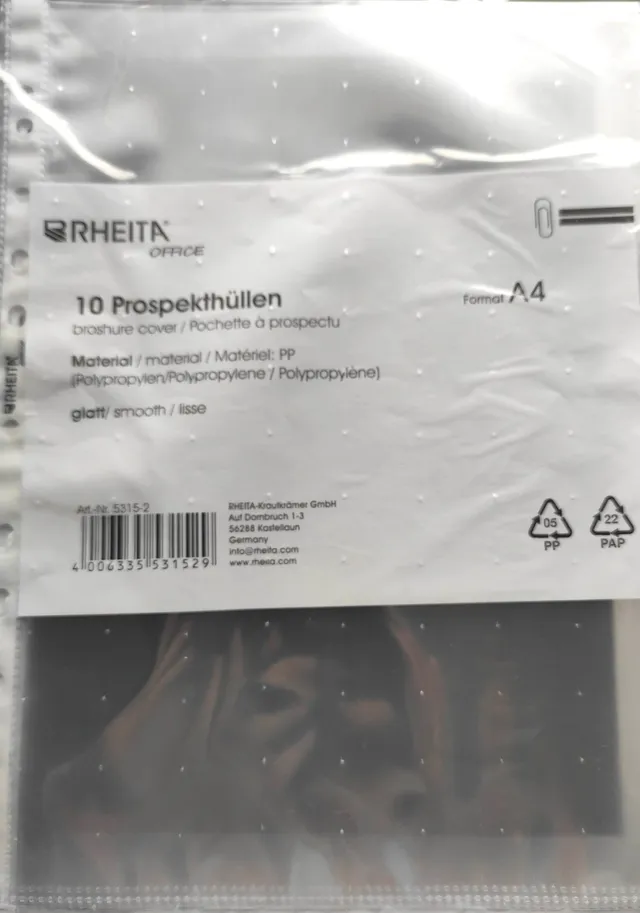 rheita-pp-prospekth-lle-din-a4-glatt-50-10-st-ck-made-in-germany image 1