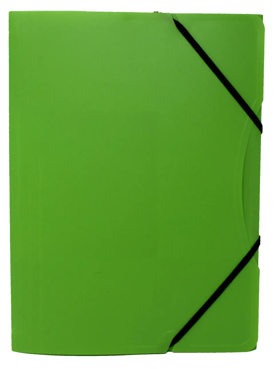 rheita-gummizugmappe-eckspanner-a4-pp-gr-n-mit-visitenkartenfach image 1