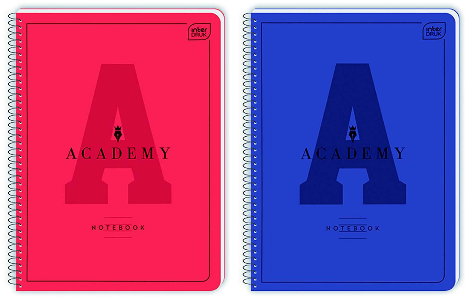rheita-academy-a4-collegeblock-kariert-80-blatt-softtouch-rot-blau image 1