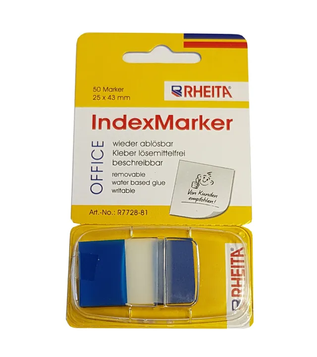 rheita-index-folie-im-spender-blau-transparent-25x43mm-50-blatt image 1