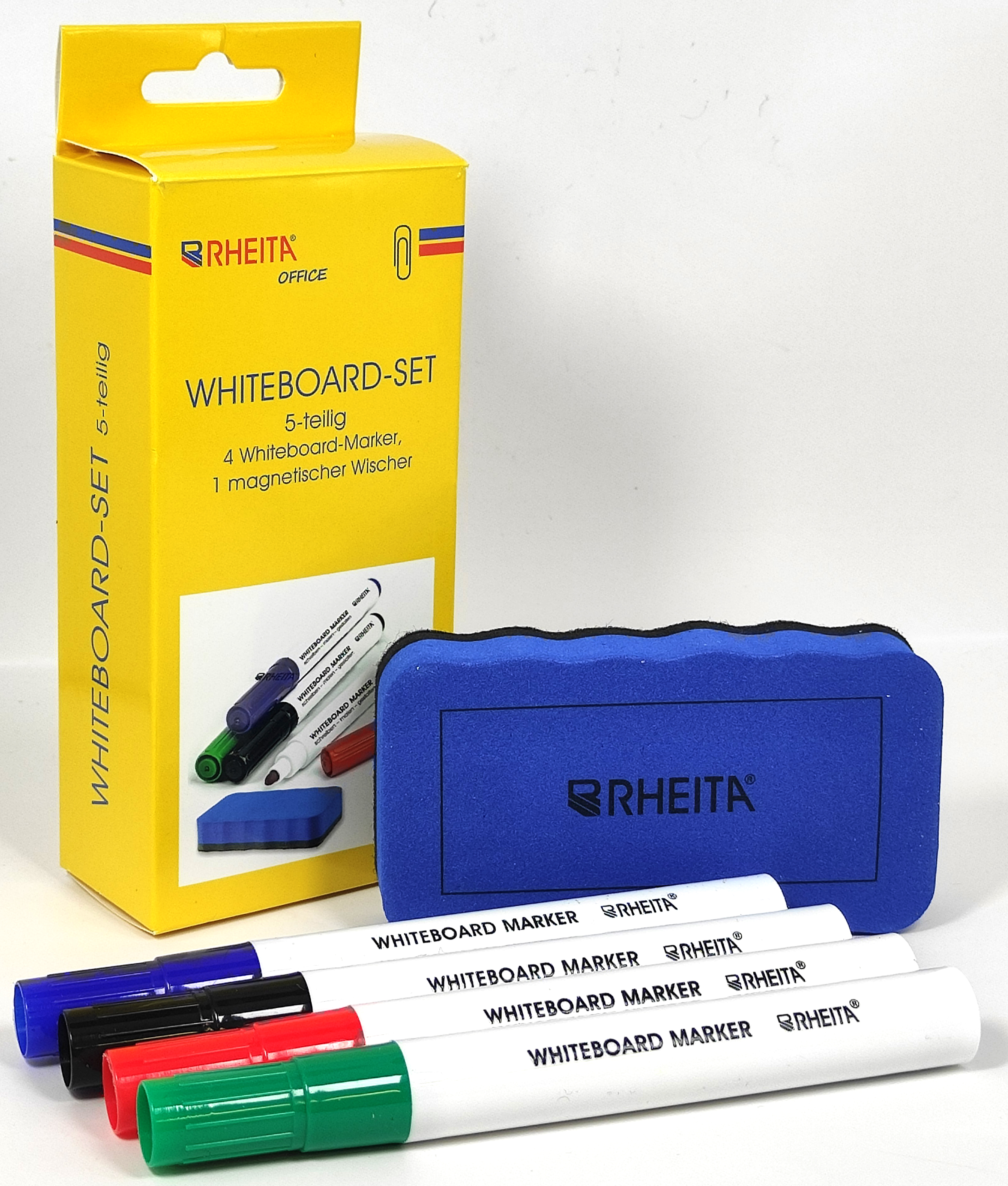rheita-whiteboard-marker-set-5-teilig-mit-tafelwischer image 3