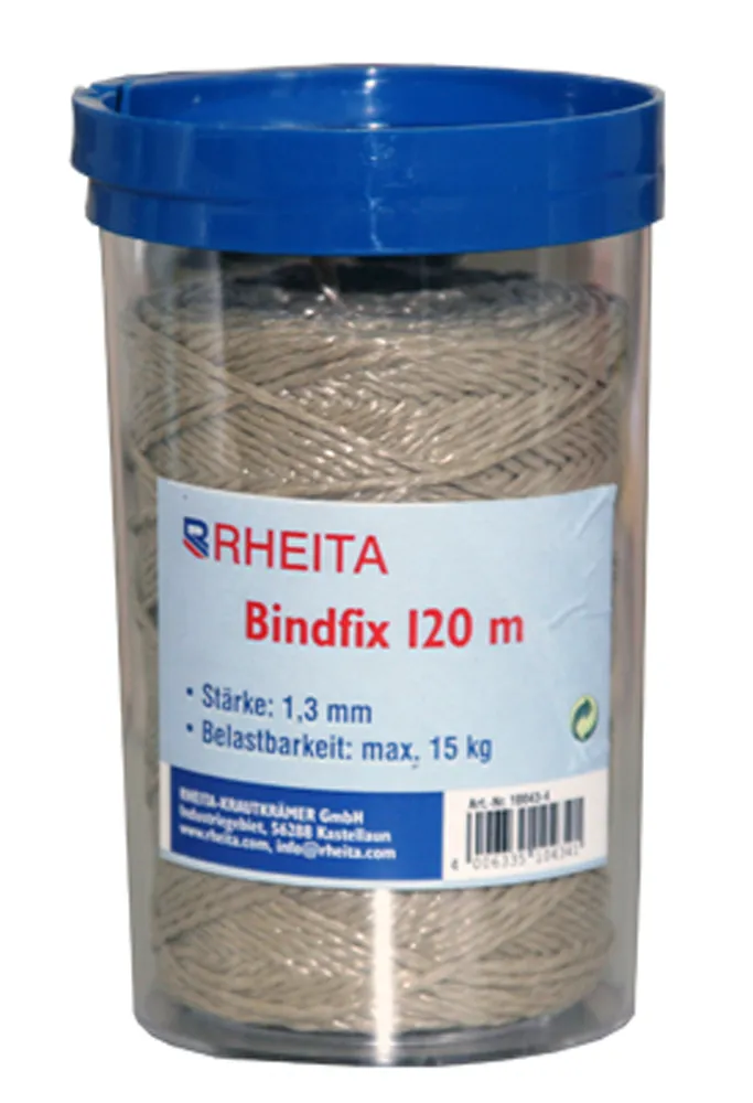 rheita-bindfix-120-meter-in-box-mit-schneidefunktion-fein-1-3-mm-natur-15-kg image 1