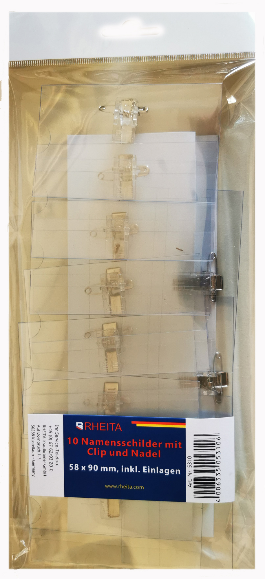rheita-namens-visitenkartenschilder-57-x-90-mm-transparent-10er-pack image 1