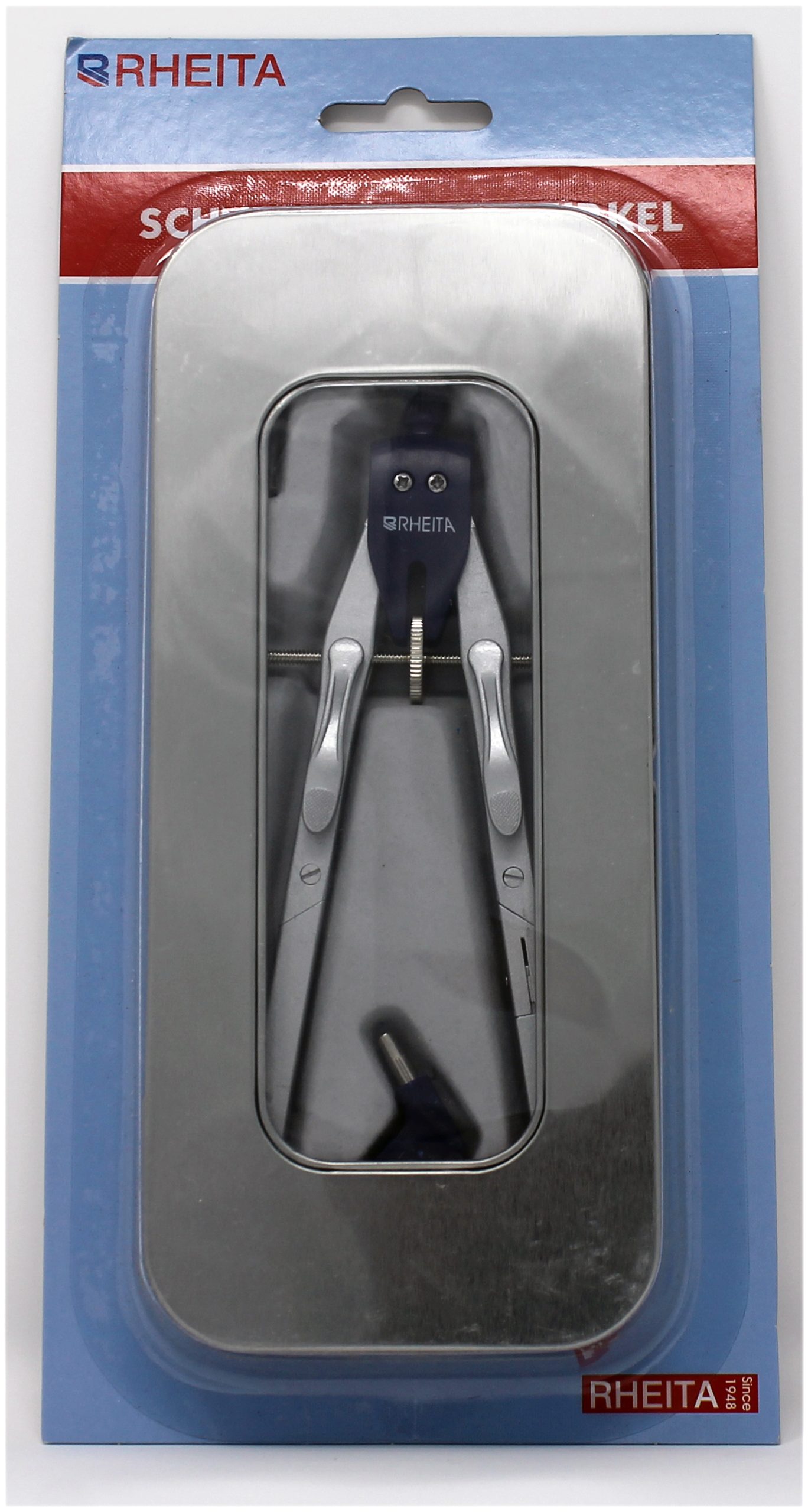 rheita-schnellverstellzirkel-2-kniegelenke-blau-silber-mit-adapter image 1