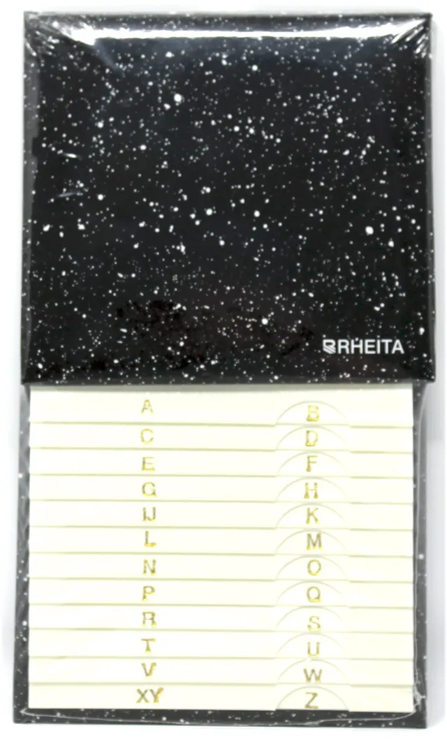 rheita-telefonschuppenregister-schwarz-mit-wei-en-punkten-18-0-x-10-0-cm image 1