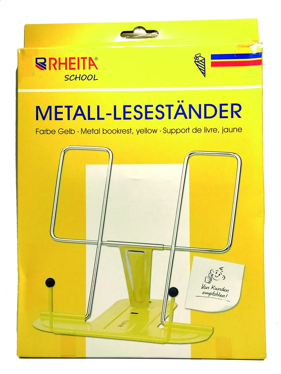 rheita-lesest-nder-ganzmetall-breite-auflage-gelb image 1