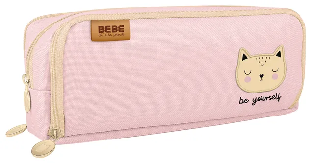 interdruk-stifteetui-bebe-friends-mit-3-f-chern-motiv-katze-pink-katze image 1