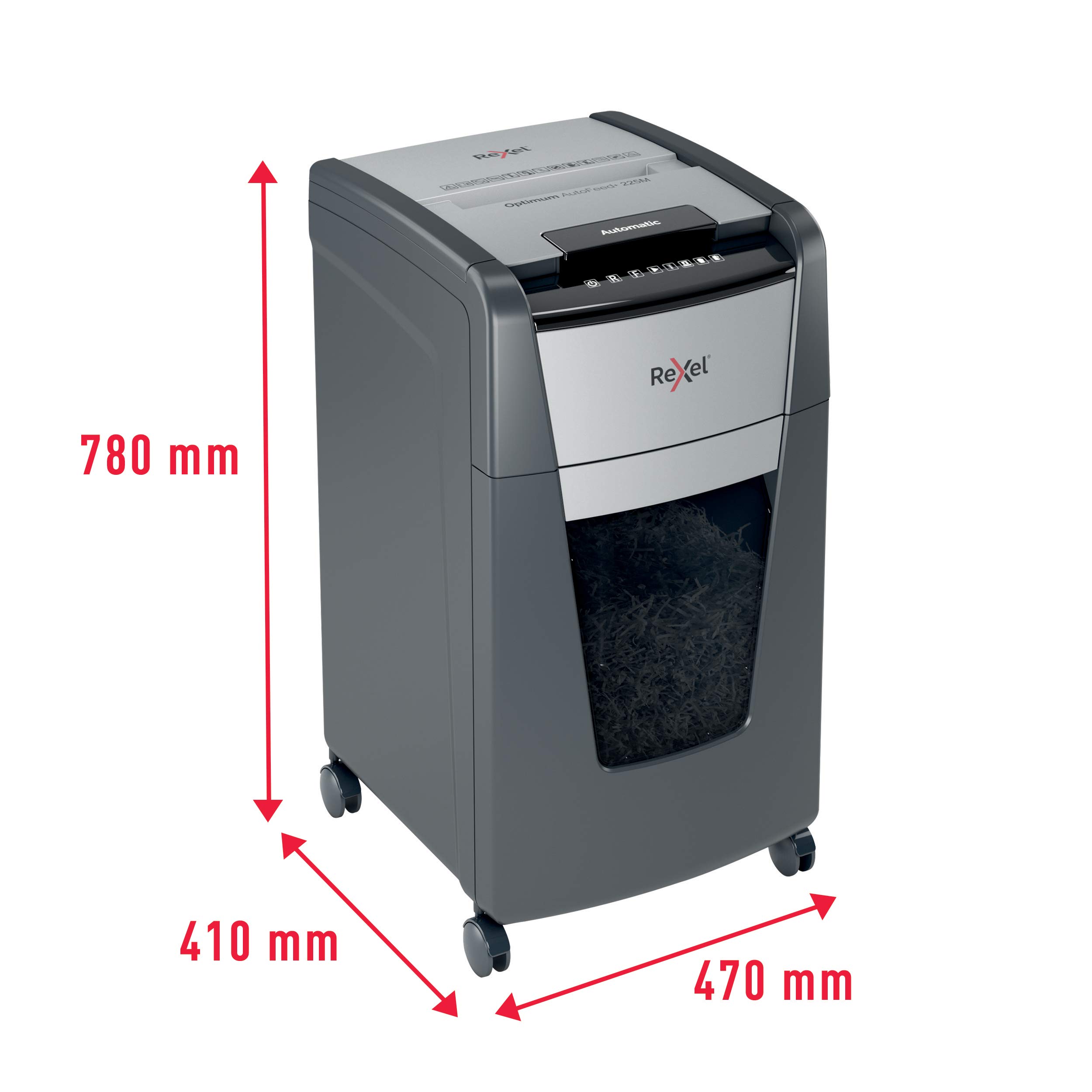 rexel-optimum-autofeed-225m-aktenvernichter-mikroschnitt-p5-225-blatt-60l image 6