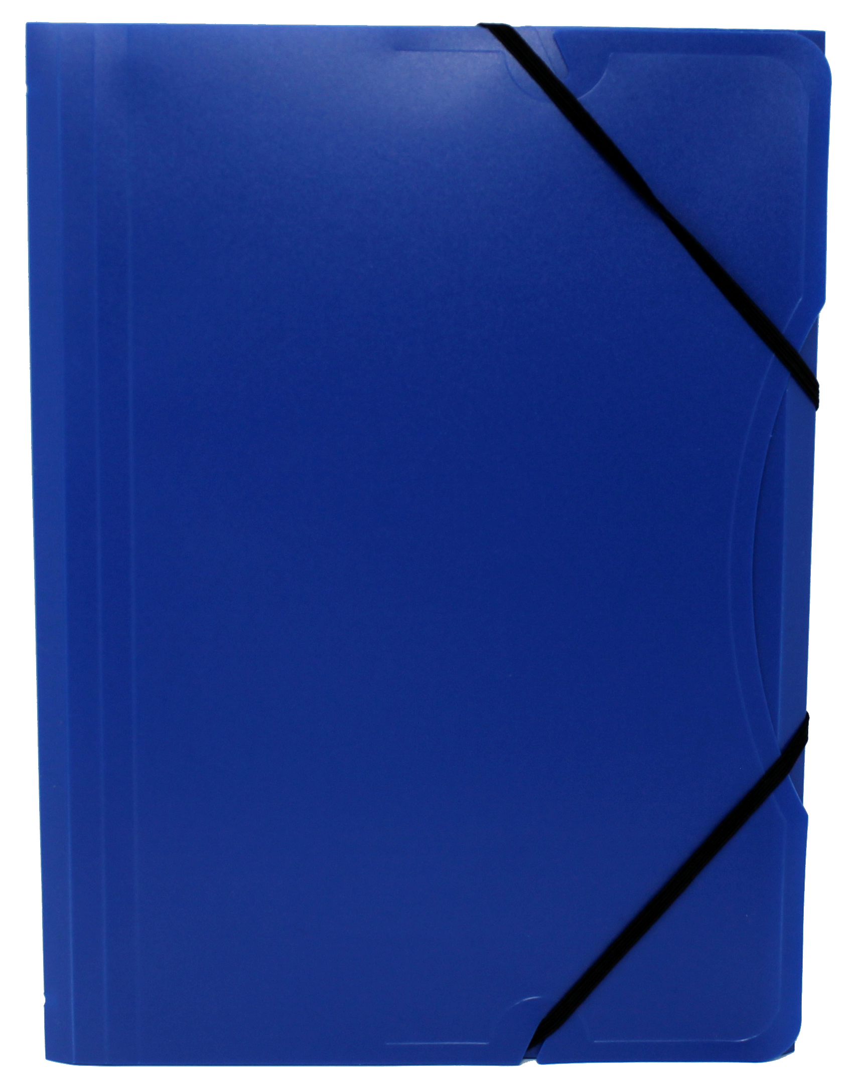rheita-gummizugmappe-eckspanner-pp-din-a4-blau-mit-visitenkartenfach image 1