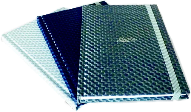 rheita-kladde-carbon-a5-dots-96-blatt-3er-set-mit-gummizug image 1