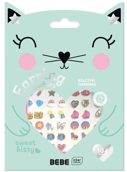 interdruk-bebe-friends-sweet-kitty-ohrsticker-104-sticker image 1