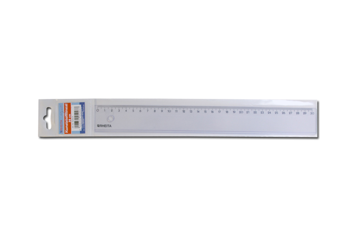 rheita-kunststofflineal-30-cm-transparent image 1