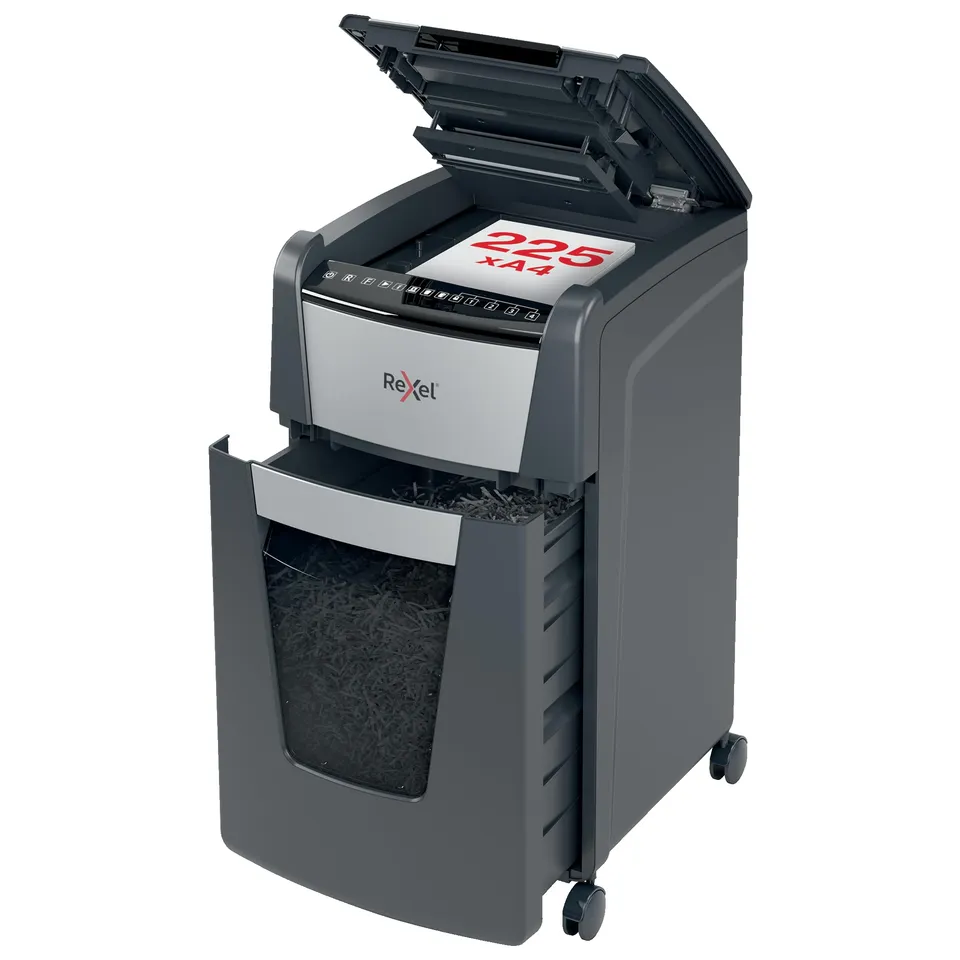 rexel-optimum-autofeed-225m-aktenvernichter-mikroschnitt-p5-225-blatt-60l image 1