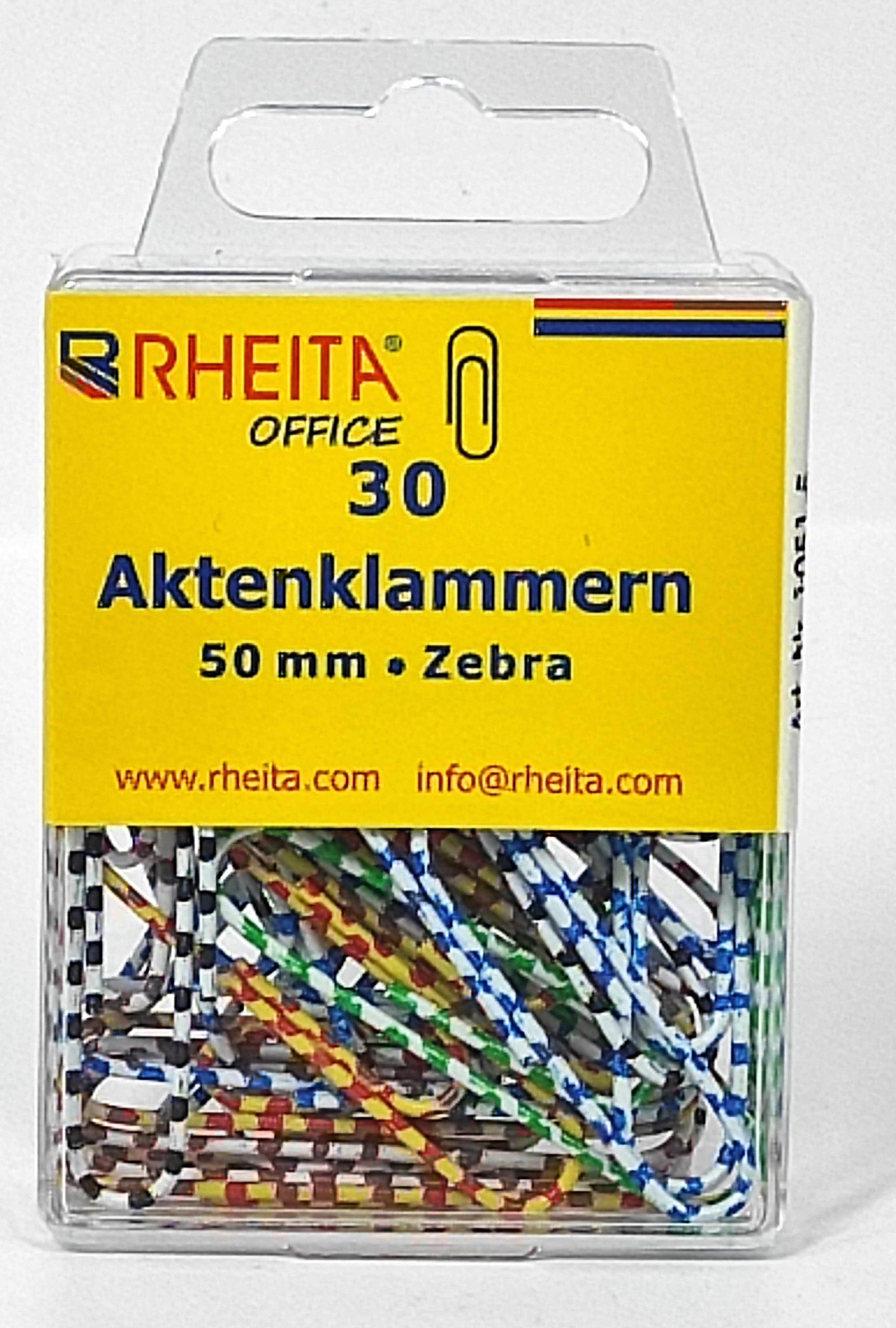 rheita-aktenklammern-50-mm-zebra-design-30-st-ck-box image 1