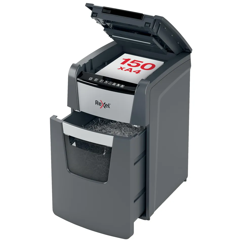 rexel-optimum-autofeed-150x-automatischer-aktenvernichter-p4-150-blatt image 1