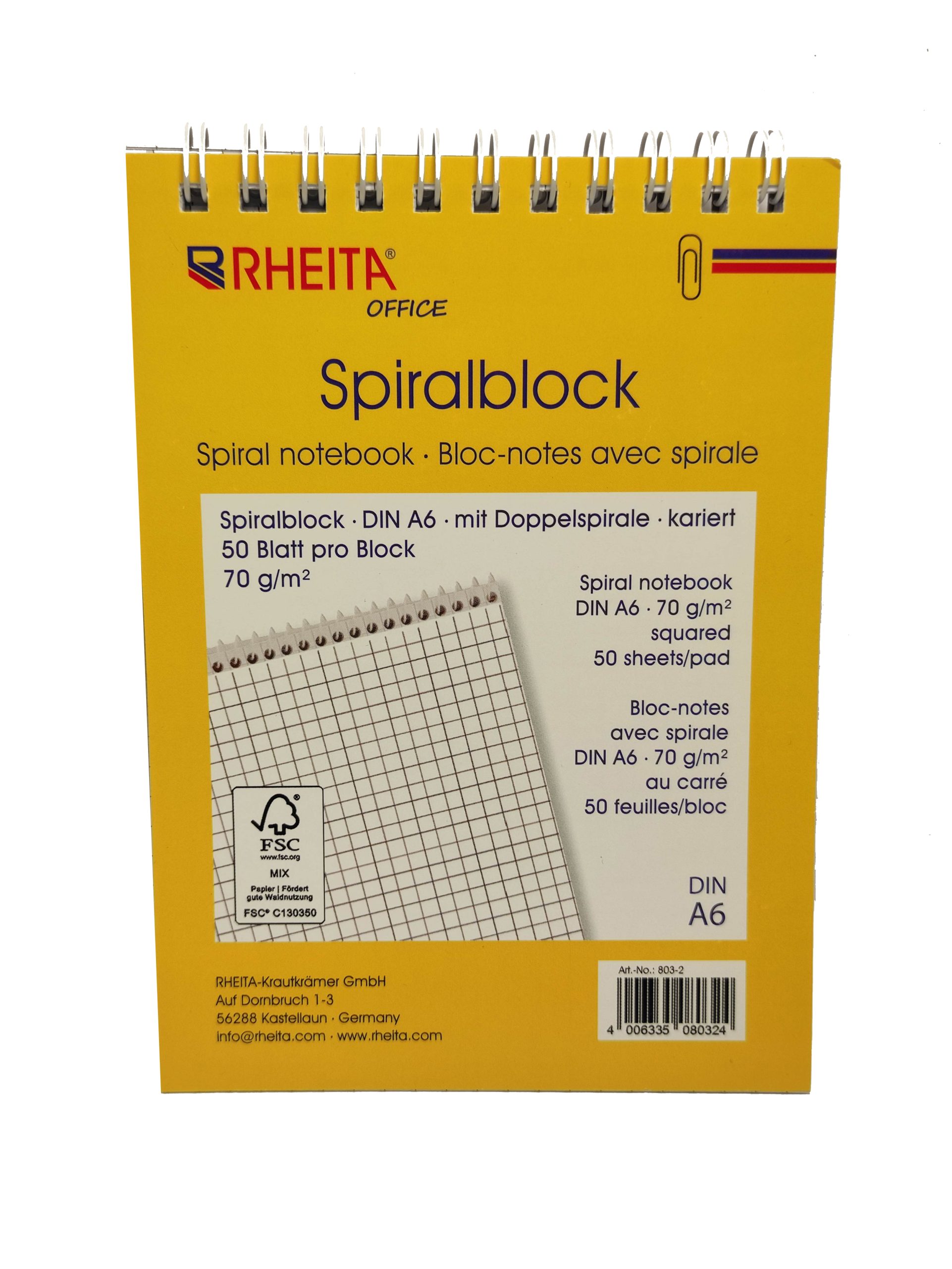 rheita-doppel-spiralbl-cke-a6-kariert-2er-pack-50-blatt-fsc image 1