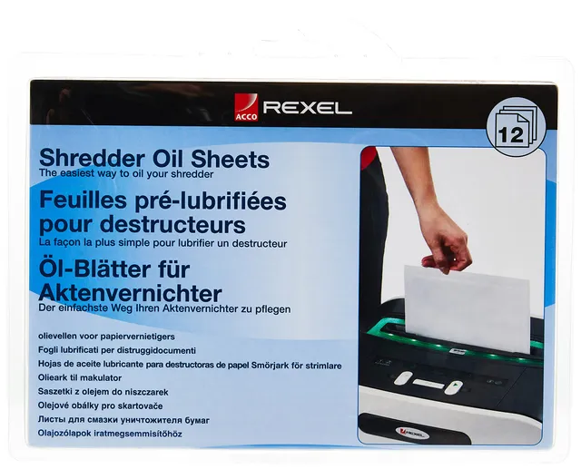 rexel-2101948-schmiermittelbl-tter-f-r-aktenvernichter-12-st-ck image 1