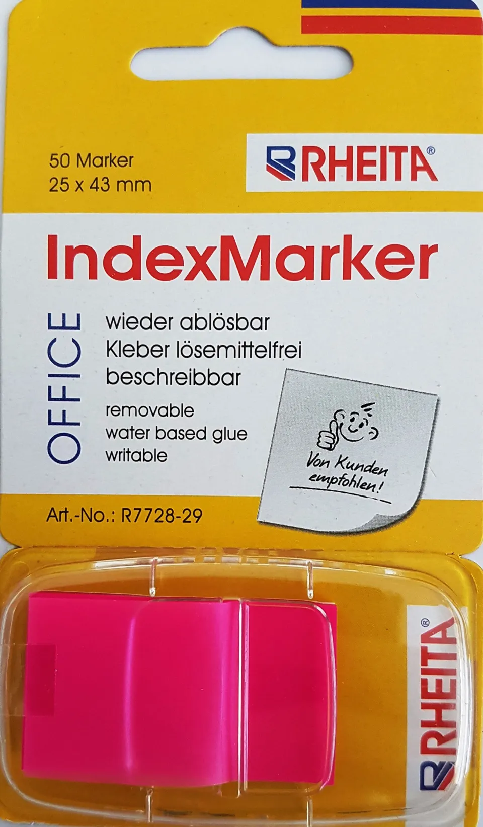 rheita-index-folie-im-spender-pink-25-x-43-mm-50-blatt image 1